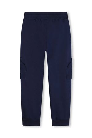 pantalone in cotone blu GIVENCHY KIDS | H3030385T